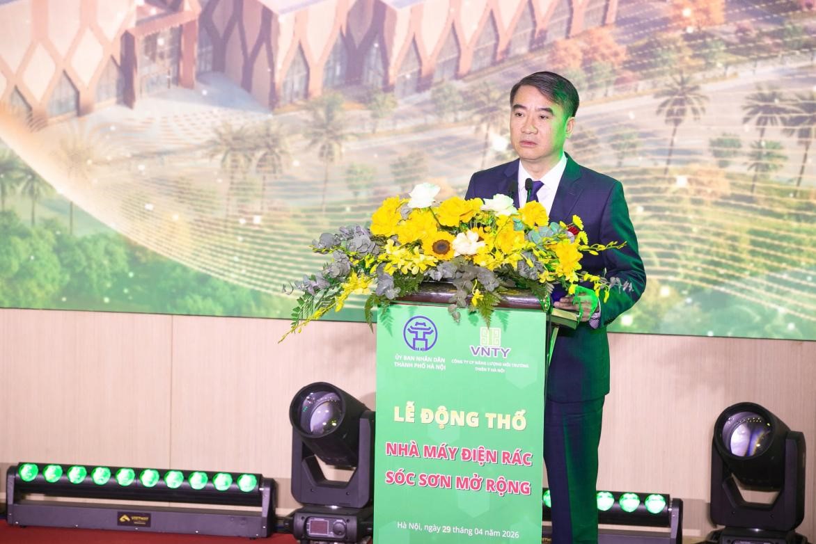 河內市委常委會委員、河內市人委會副主席阮春留先生致辭